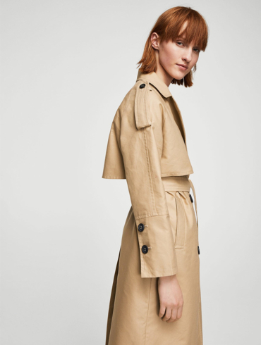 Double breasted trench
