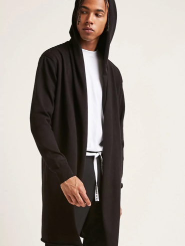 Hooded Longline Cardigan